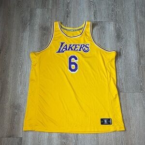 Mens Fanatics Branded Lebron James Jersey lakers size 2XLT